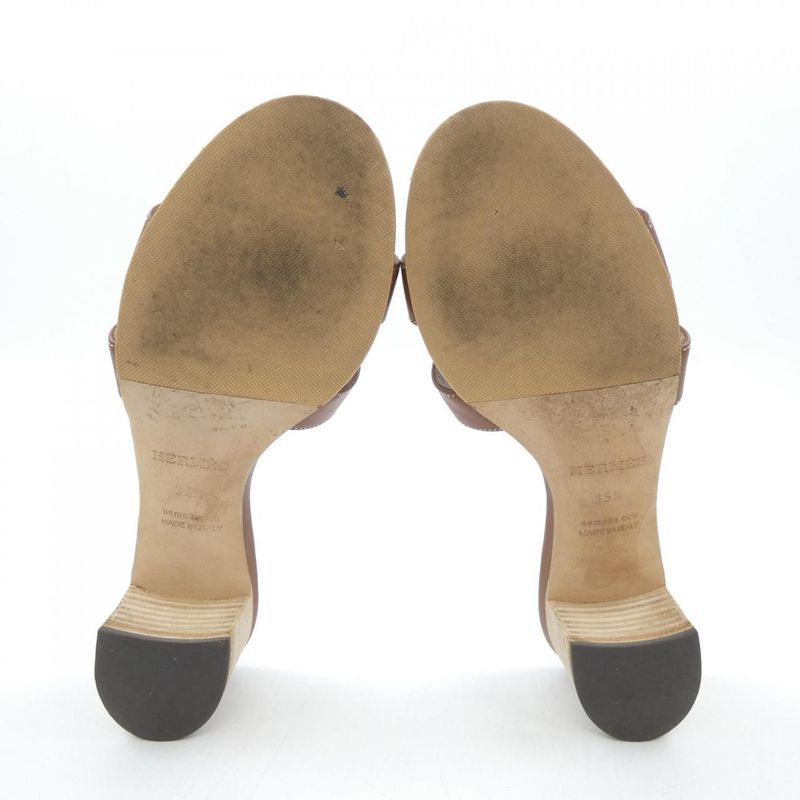 Hermes Oasis Sandals Brown 35
