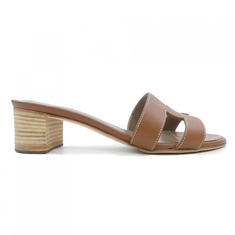 Hermes Oasis Sandals Brown 35