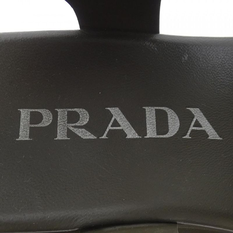 Prada Triangle Logo Monolith Fo Muraba Sandals