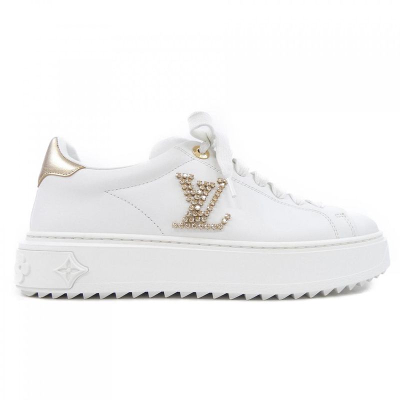 Louis Vuitton Strass Pave Setting LV Initial Time Outline Sneakers