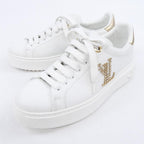 Louis Vuitton Strass Pave Setting LV Initial Time Outline Sneakers
