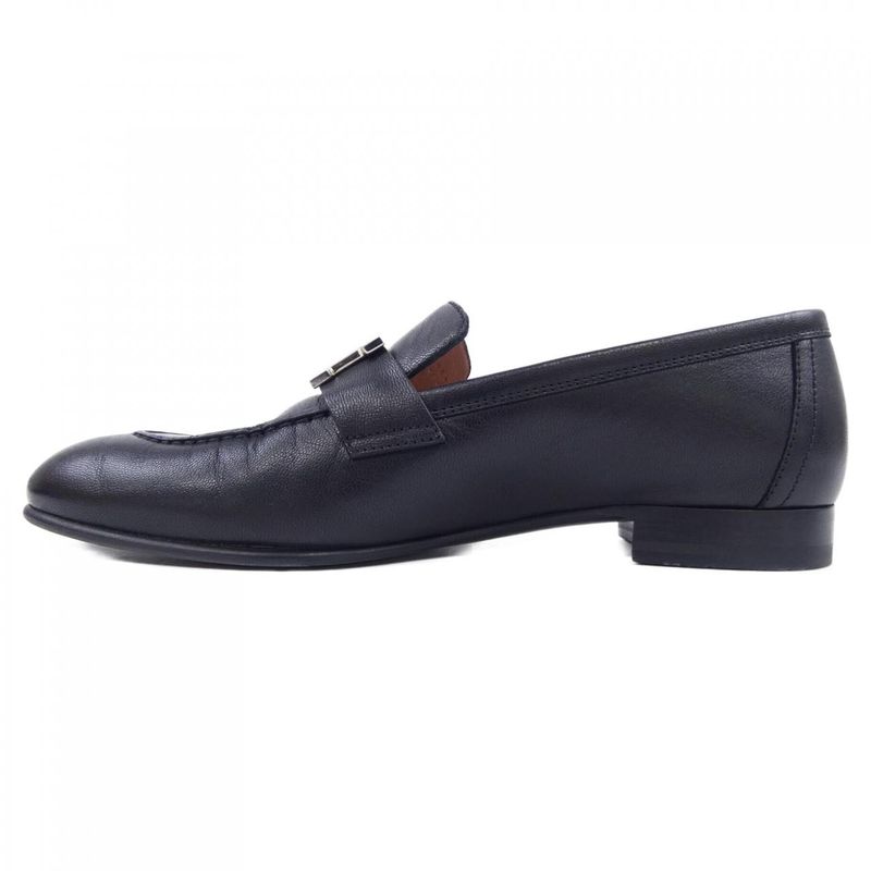 Hermes Paris Shoes Black 35