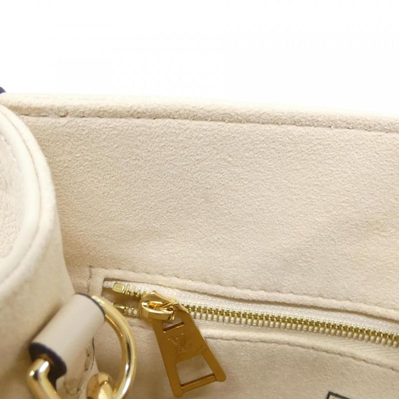 Louis Vuitton Monogram Empreinte on the Go PM Bag Creme