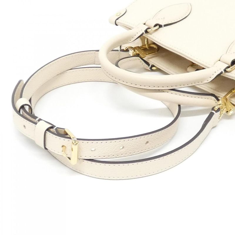 Louis Vuitton Monogram Empreinte on the Go PM Bag Creme