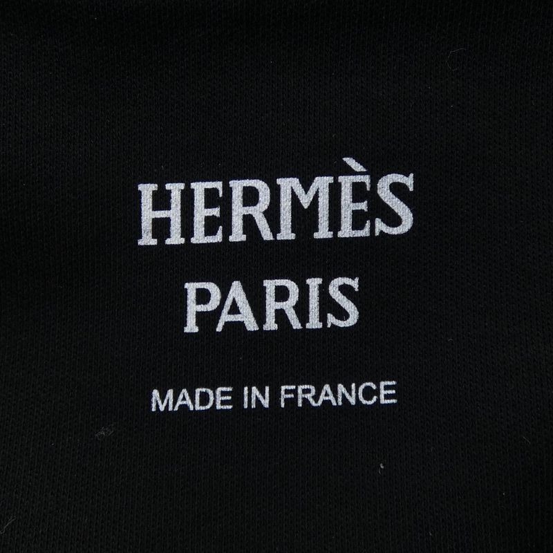 Hermes Cartouche T-Shirt Black 38 Translucency
