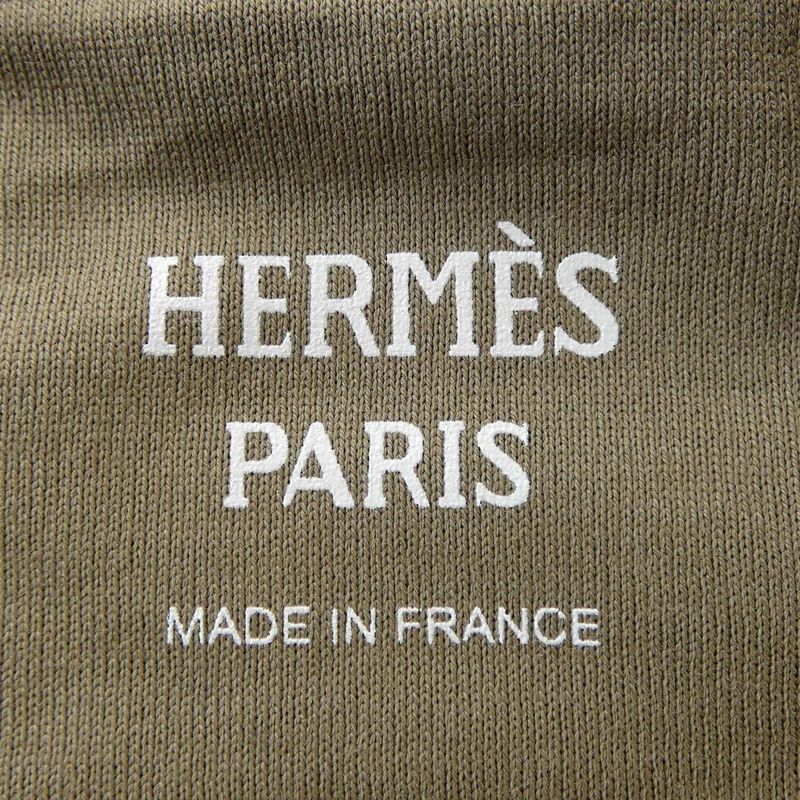 Hermes Mosaic T-Shirt Khaki 38