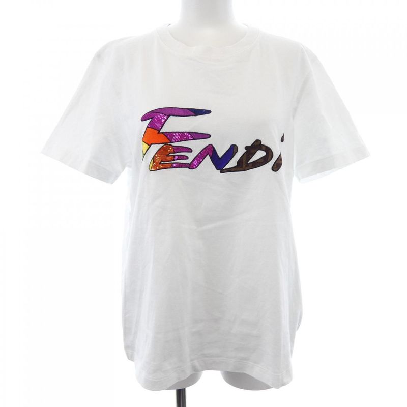 Fendi Ajxg T-Shirt White Translucency