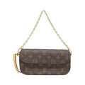 Louis Vuitton Monogram Wallet on Chain Ivy Shoulder Bag Marron