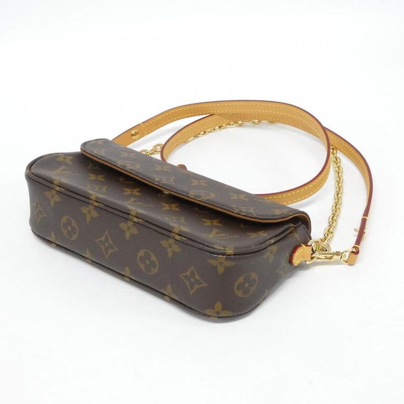 Louis Vuitton Monogram Wallet on Chain Ivy Shoulder Bag Marron