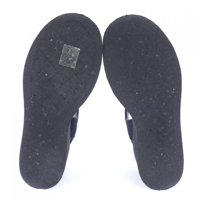 Chanel Sandals Black 36
