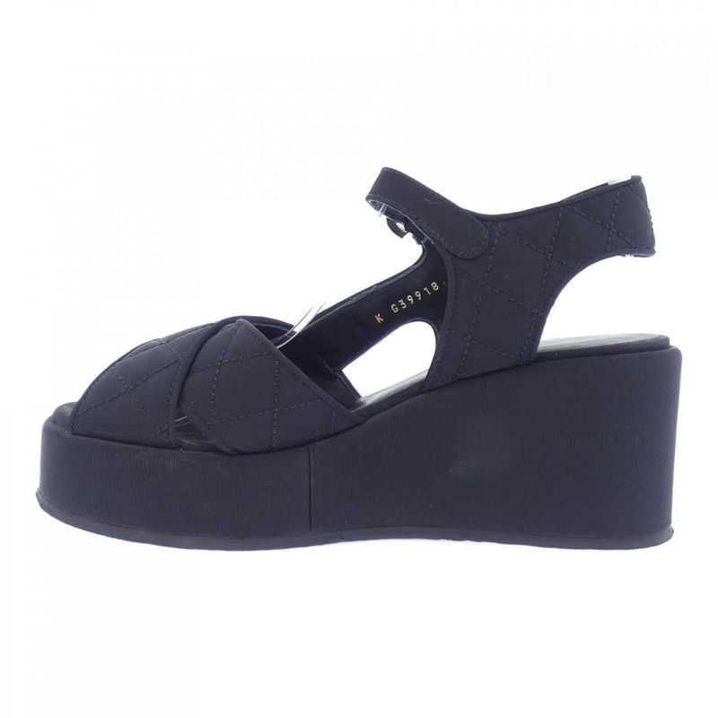 Chanel Sandals Black 36