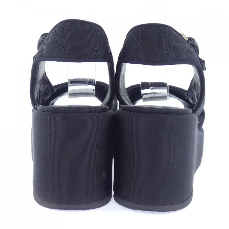 Chanel Sandals Black 36