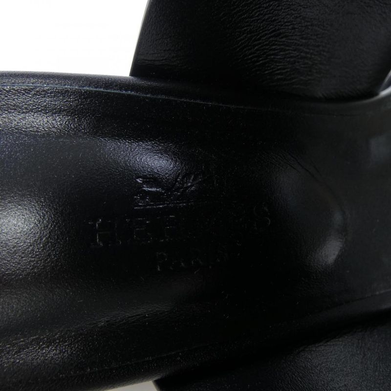 Hermes Glenan Sandals Black 36