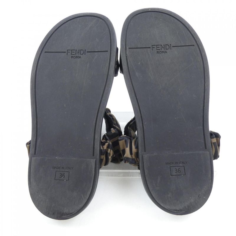 Fendi Sandals Black 36 Brown