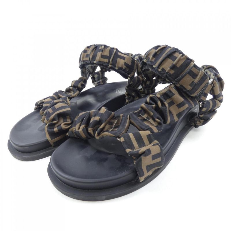 Fendi Sandals Black 36 Brown