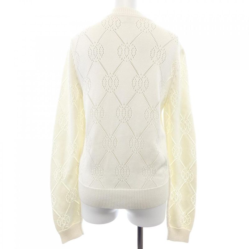 Hermes Lift Cardigan White 36 Translucency