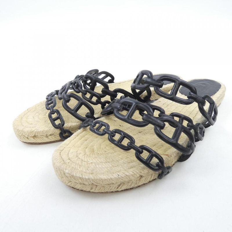 Hermes Ancone Chaine D'ancre Sandals