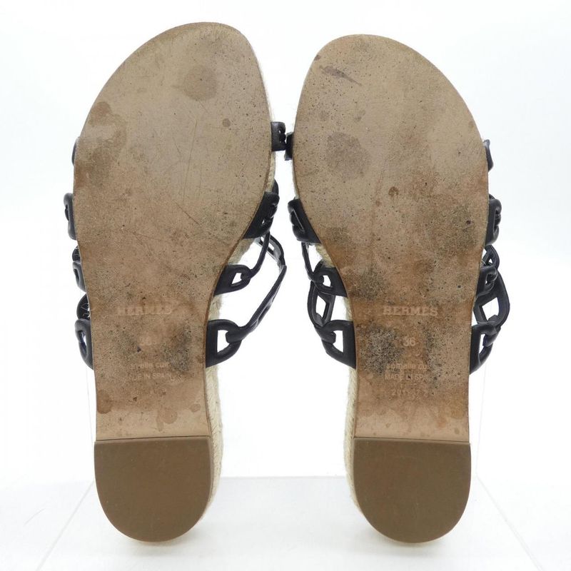 Hermes Ancone Chaine D'ancre Sandals