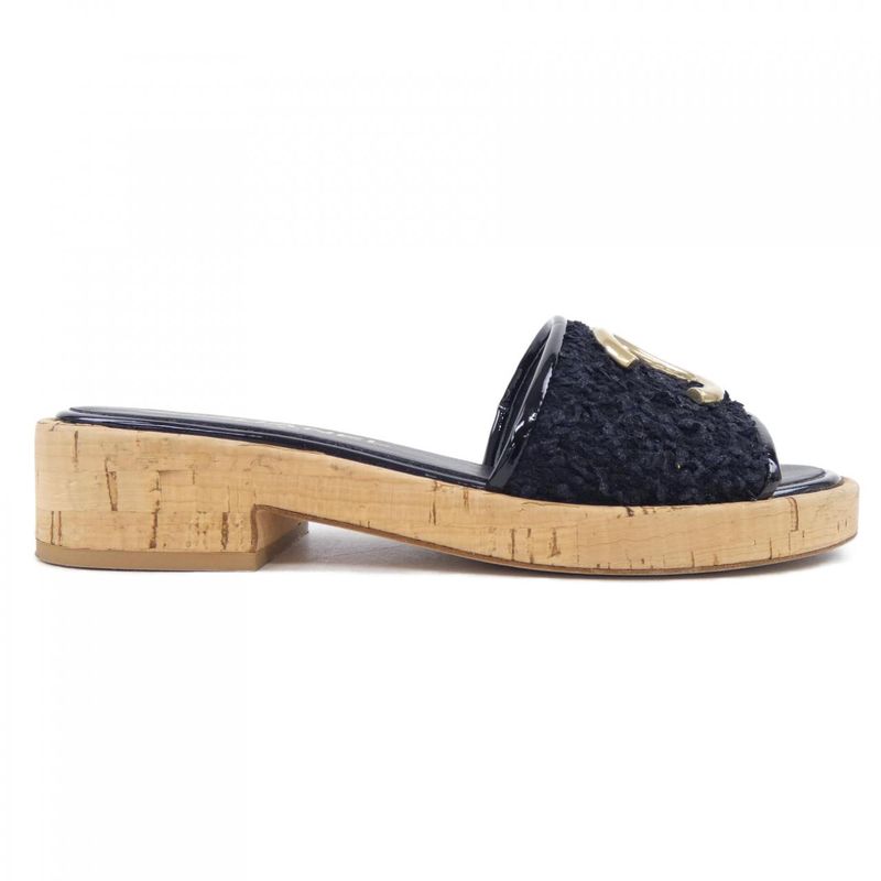 Chanel Sandals Black 36