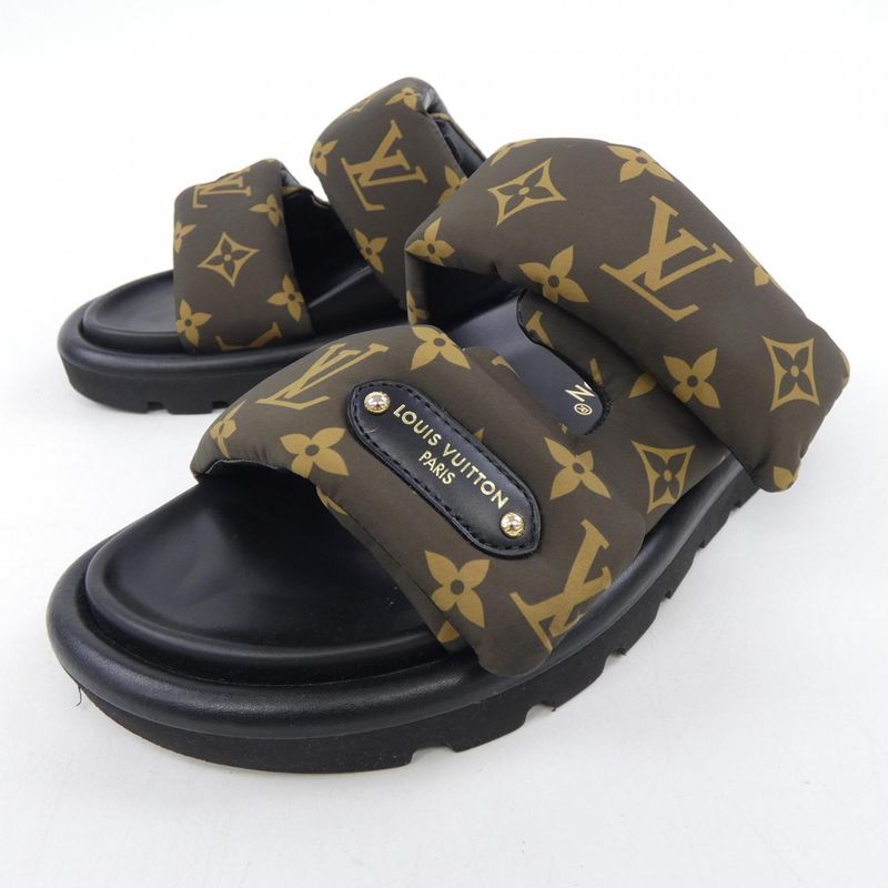 Louis Vuitton Purple Pillow Mule Sandals