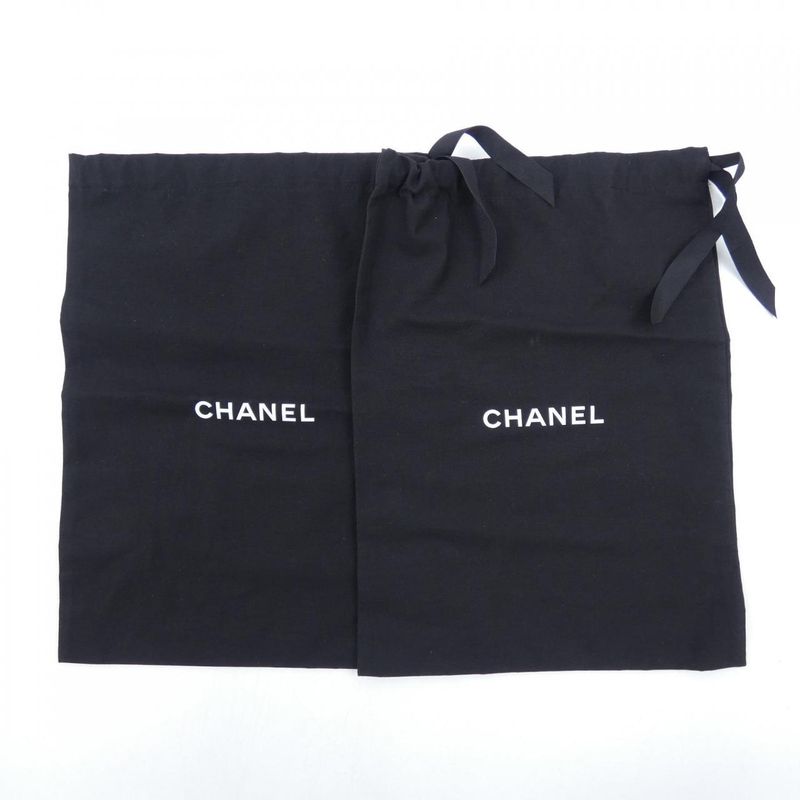 Chanel Sandals Lambskin Purple