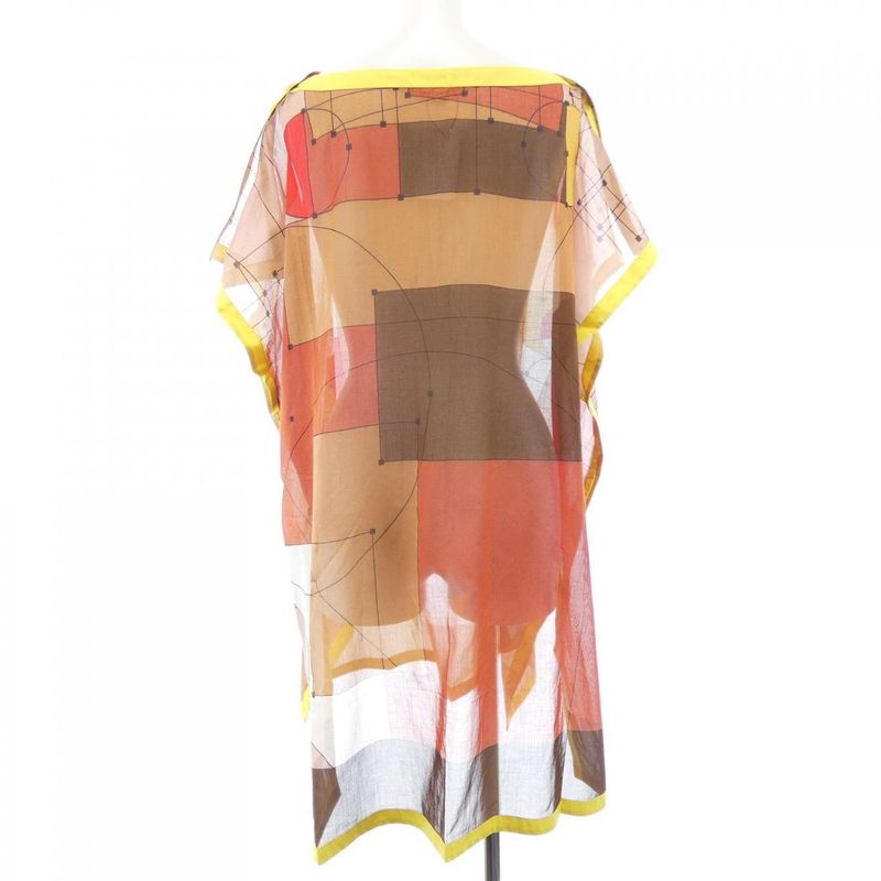 Hermes Echec AU Roi Top Jacket Brown Red