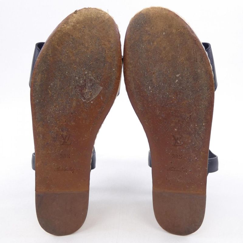 Louis Vuitton Sandals Navy 38