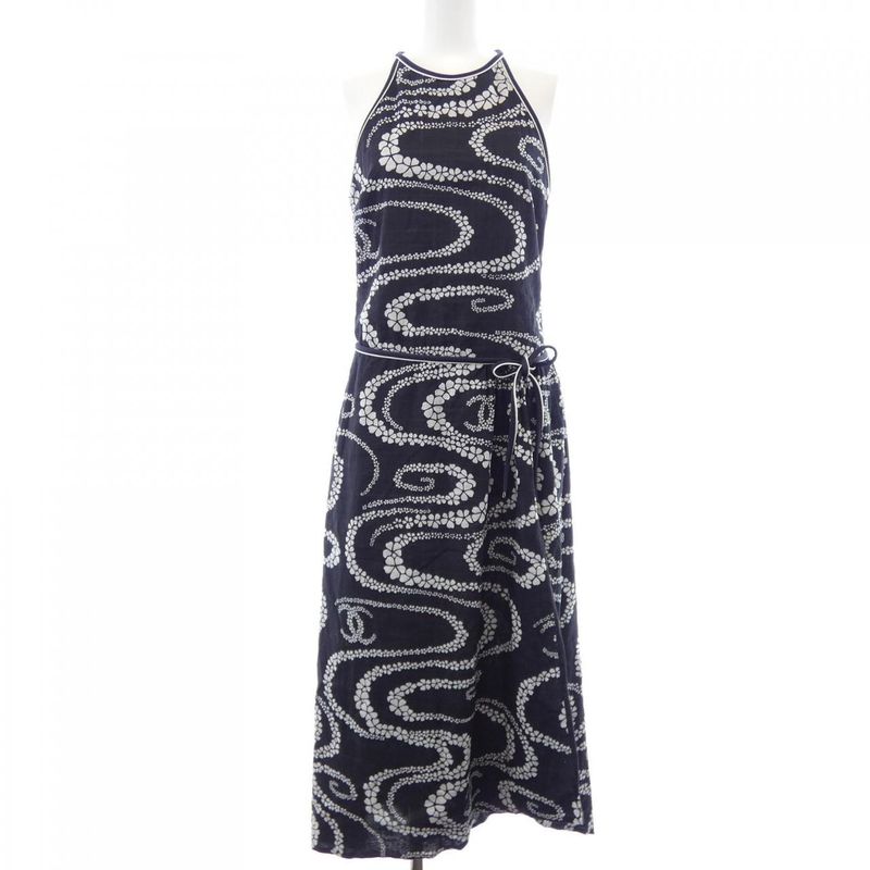 Chanel 25 Dress Black 34 White