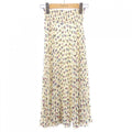 Prada Skirt Beige 36 Pink Blue Flower