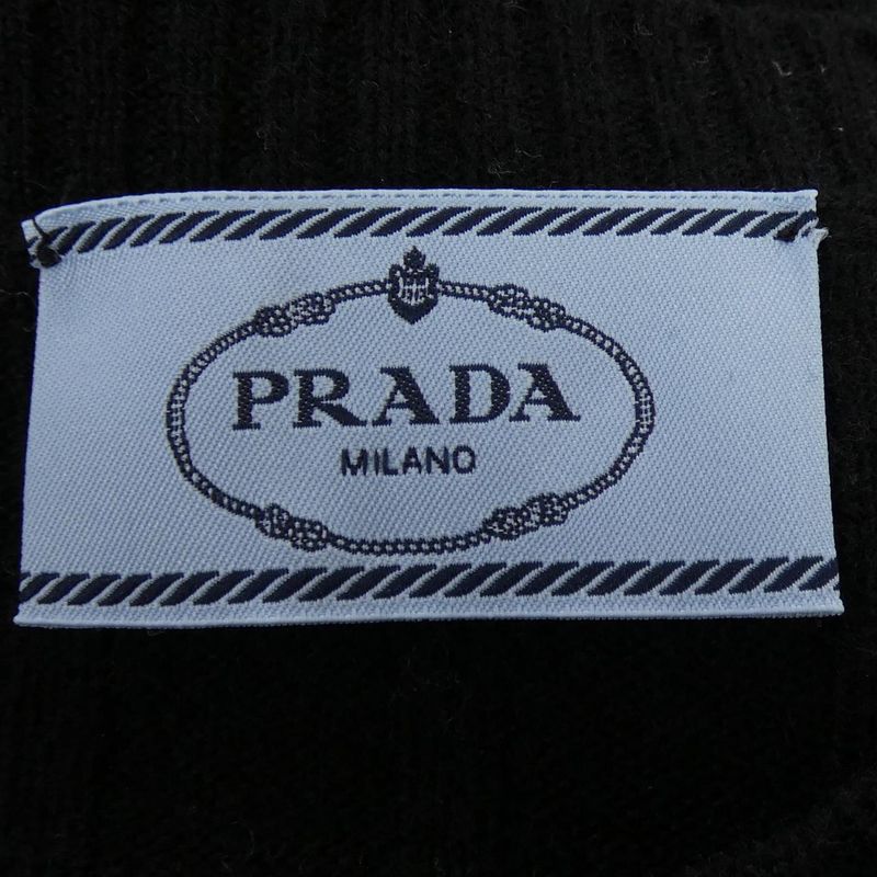 Prada Knit Top Cashmere Black