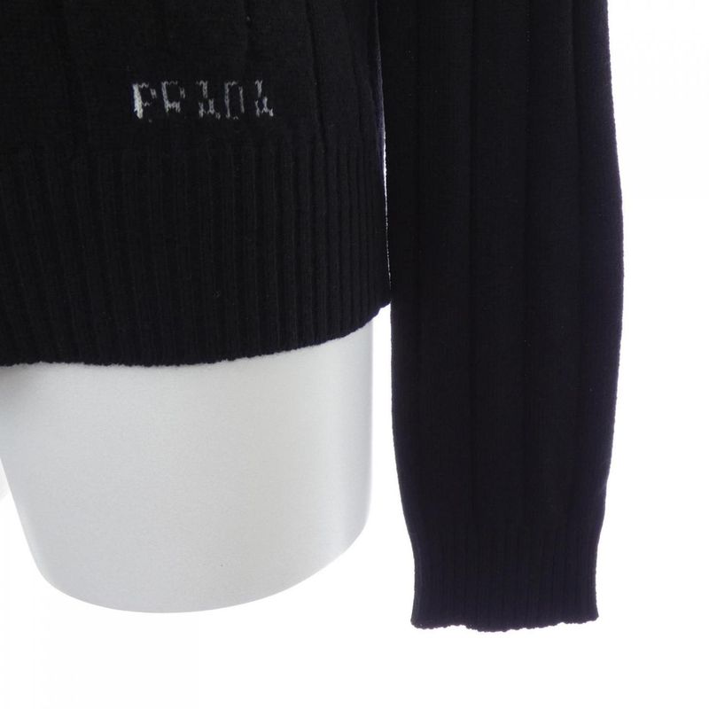 Prada Knit Top Cashmere Black