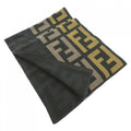 Fendi Scarf Beige Navy Green