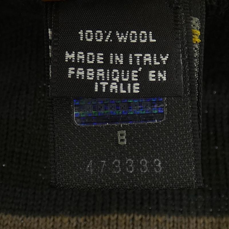 Fendi Scarf Beige Navy Green