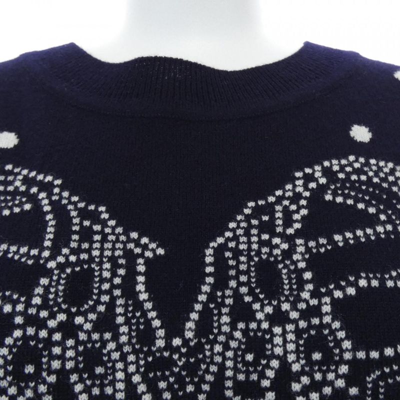 Hermes Brides de Gala Knit Top White Navy