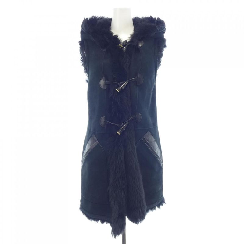 Louis Vuitton Long Vest Black 36