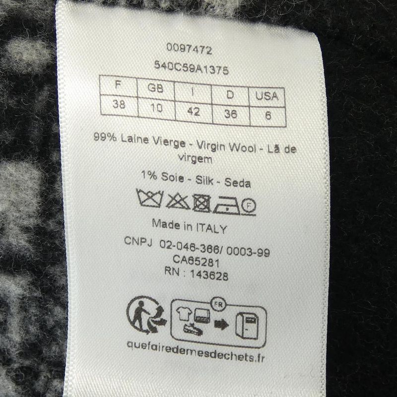 Dior Coat Gray 42