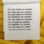 Prada Knit Top Cashmere Yellow