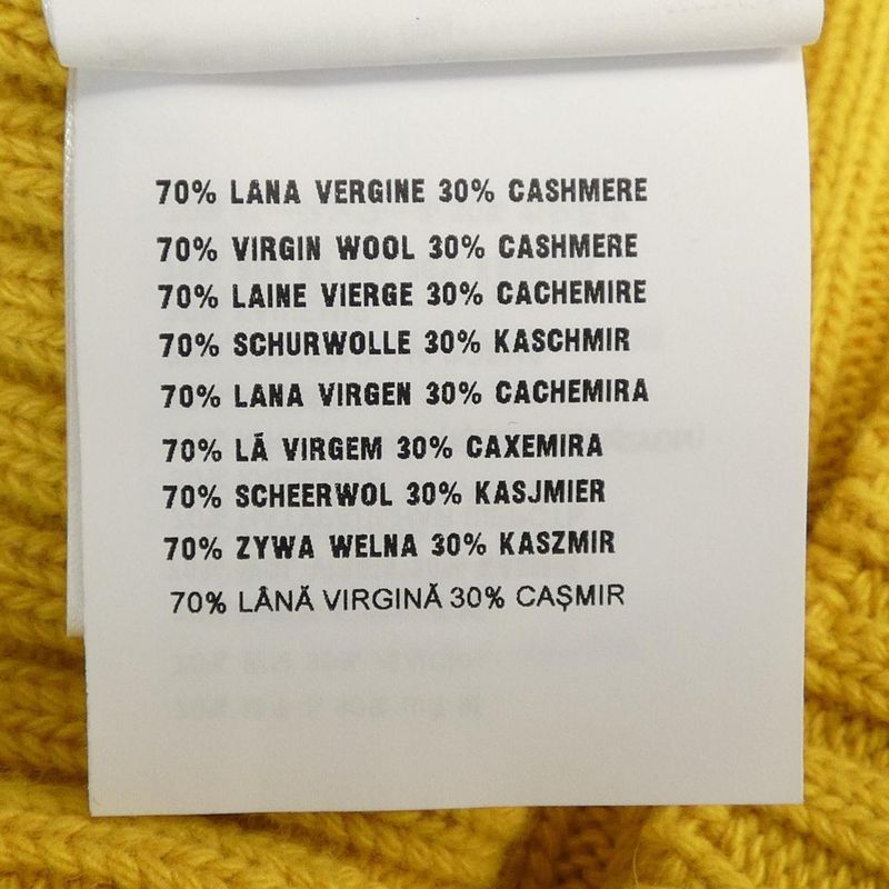 Prada Knit Top Cashmere Yellow