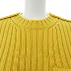 Prada Knit Top Cashmere Yellow