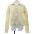 Celine Knit Top White XS Translucency