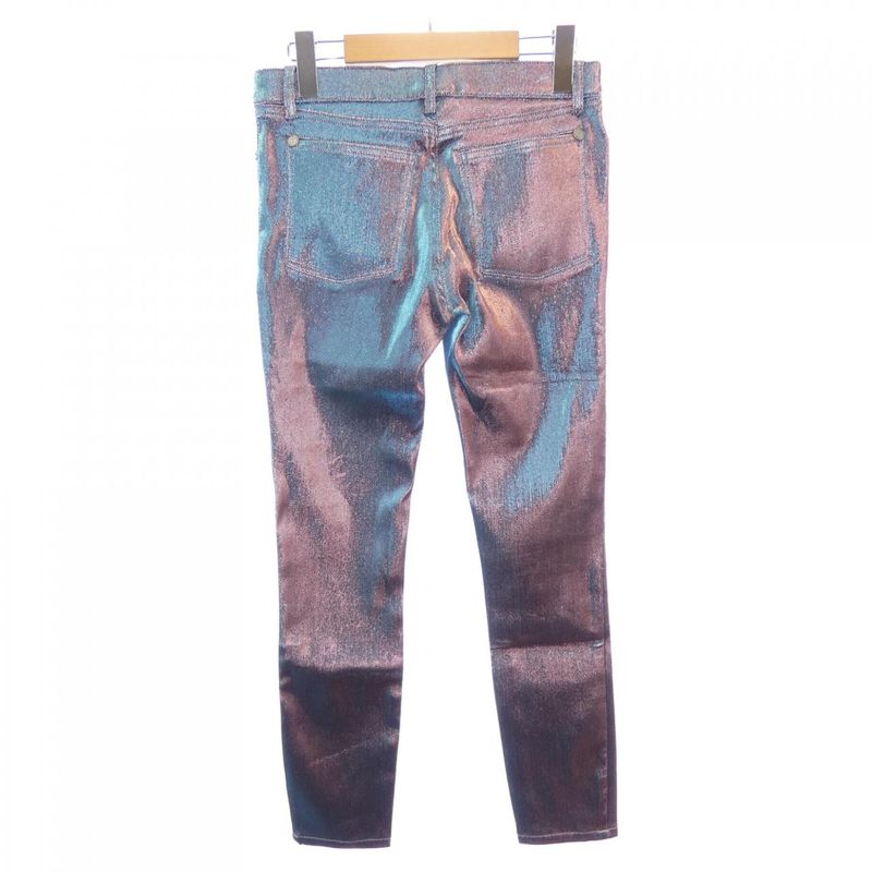 Chanel Pants Blue 38 Pink