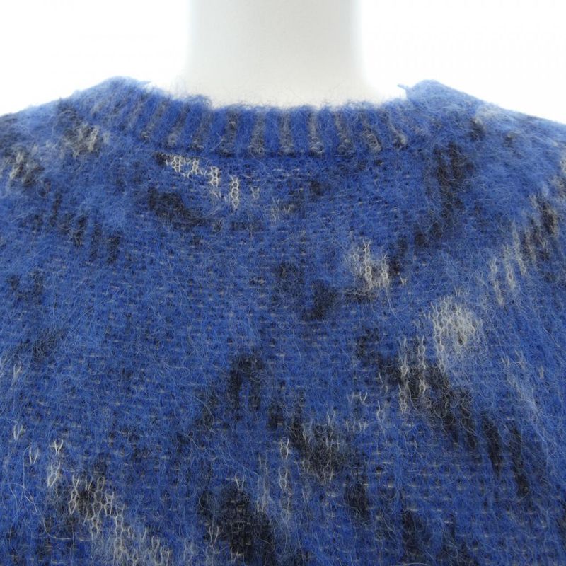 Dior Knit Top Black 38 Blue White