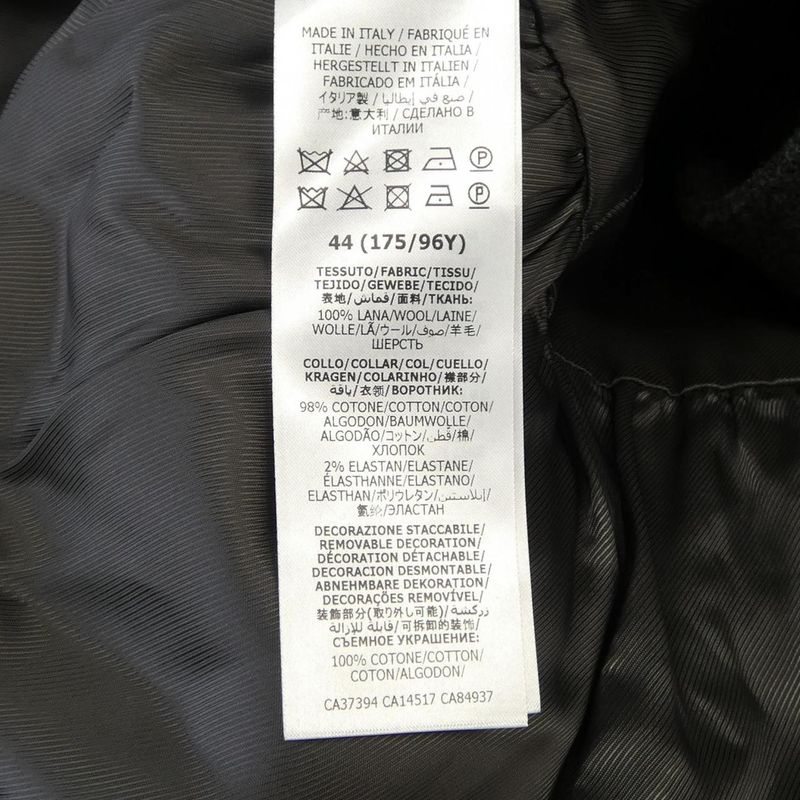 Gucci Zafwp Coat Gray 44