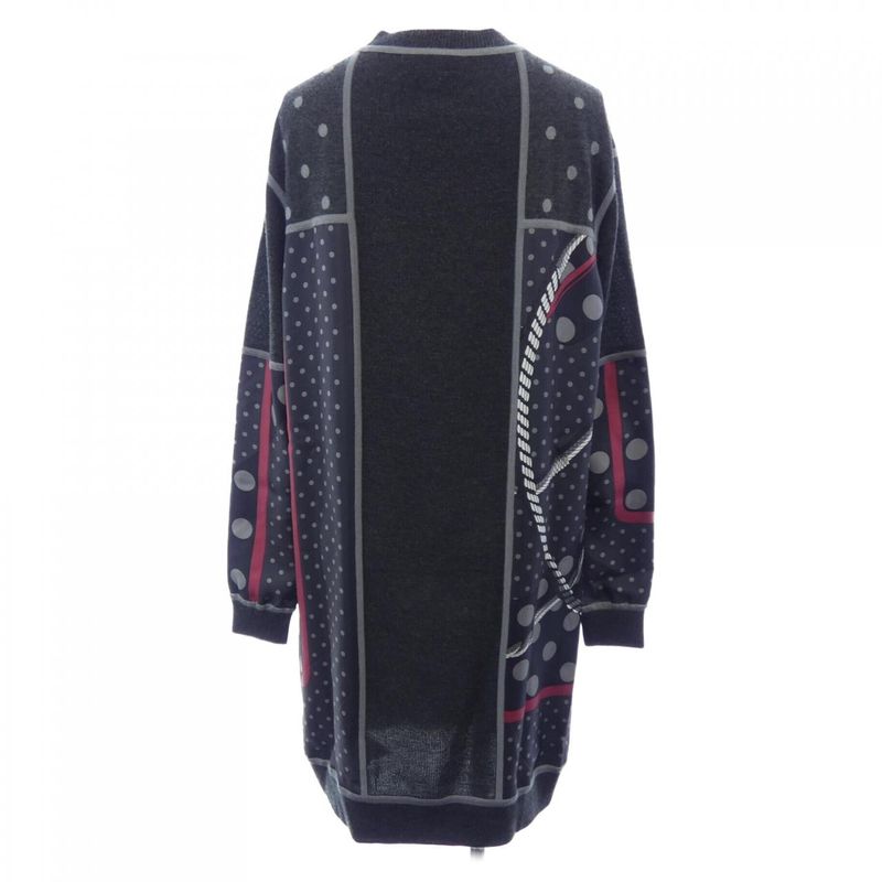 Hermes Clil Clac a Pois Twill Lane Dress