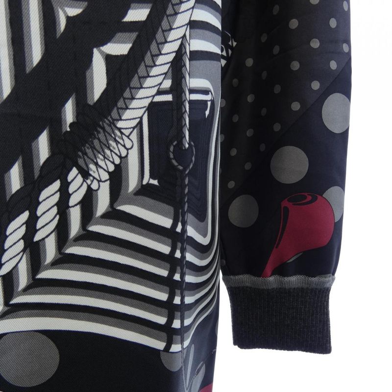 Hermes Clil Clac a Pois Twill Lane Dress