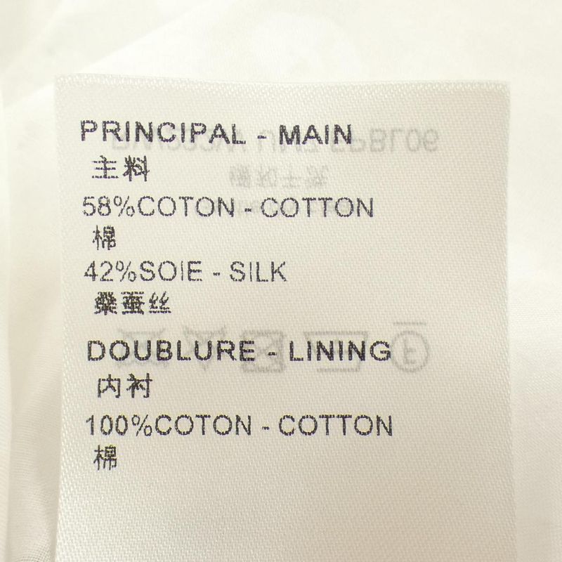 Louis Vuitton Monogram Filk Pe Shirt White Translucency