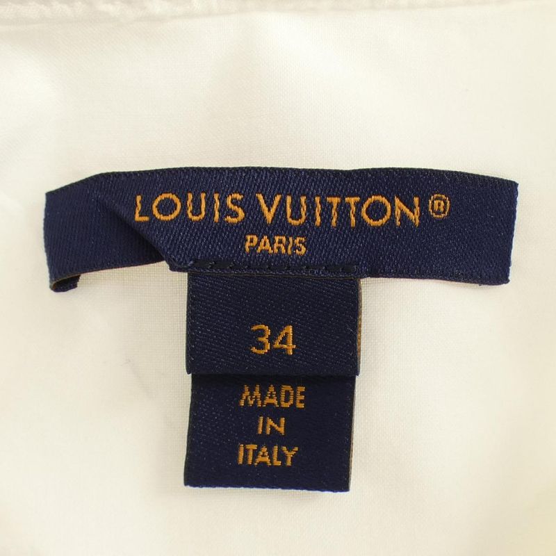 Louis Vuitton Monogram Filk Pe Shirt White Translucency