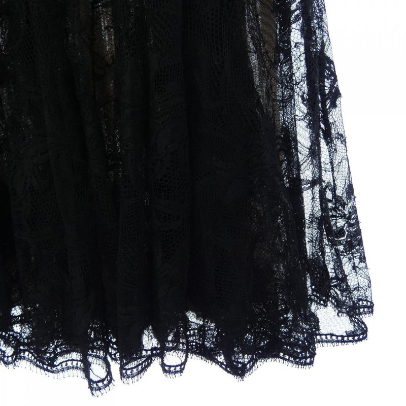 Chanel Skirt Black 34 Black Beige Sheer