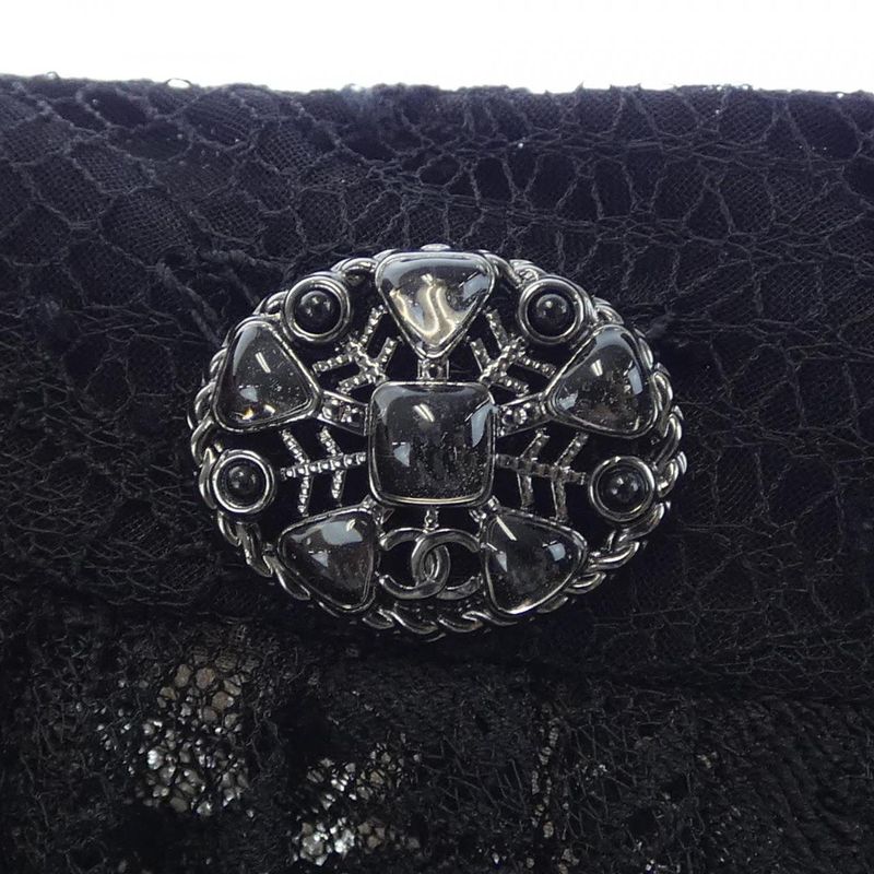 Chanel Skirt Black 34 Black Beige Sheer