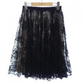 Chanel Skirt Black 34 Black Beige Sheer